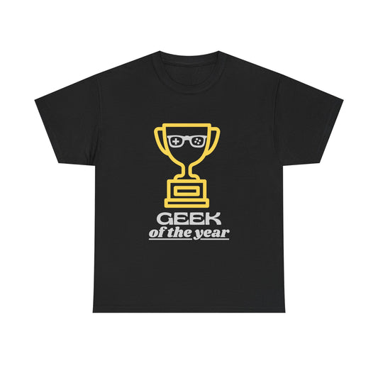Geek Of The Year - Unisex Cotton T-shirt