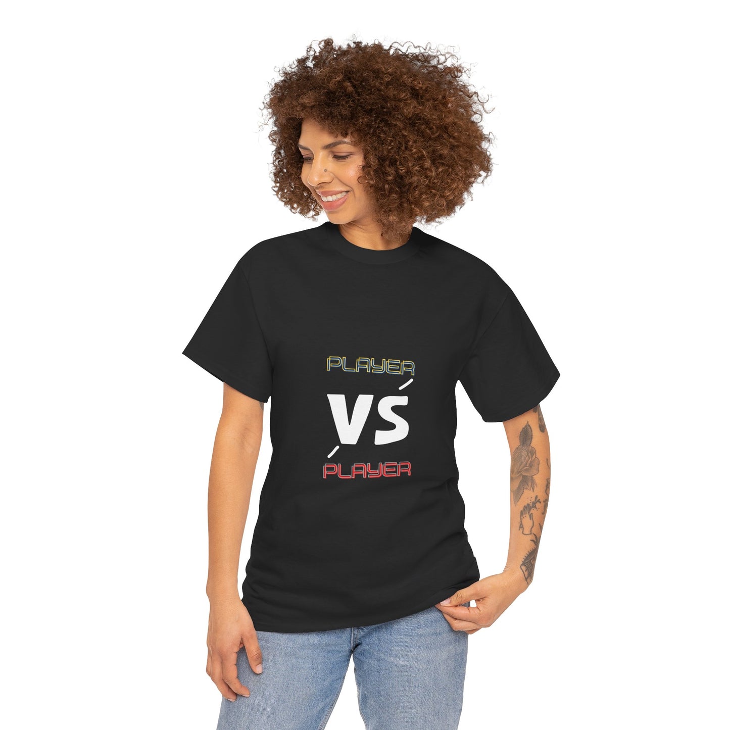 Player vs Player - Unisex Cotton T-shirt