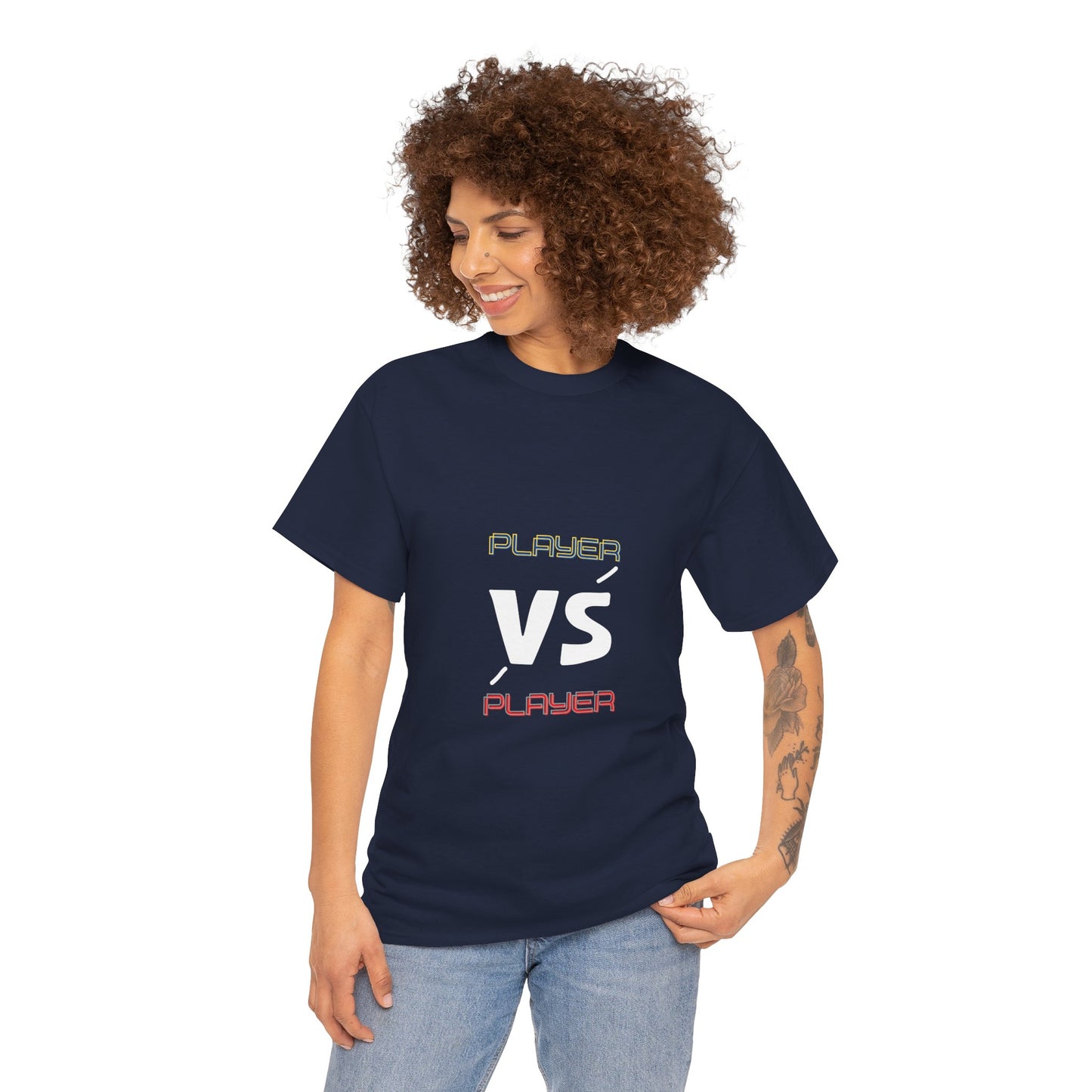Player vs Player - Unisex Cotton T-shirt