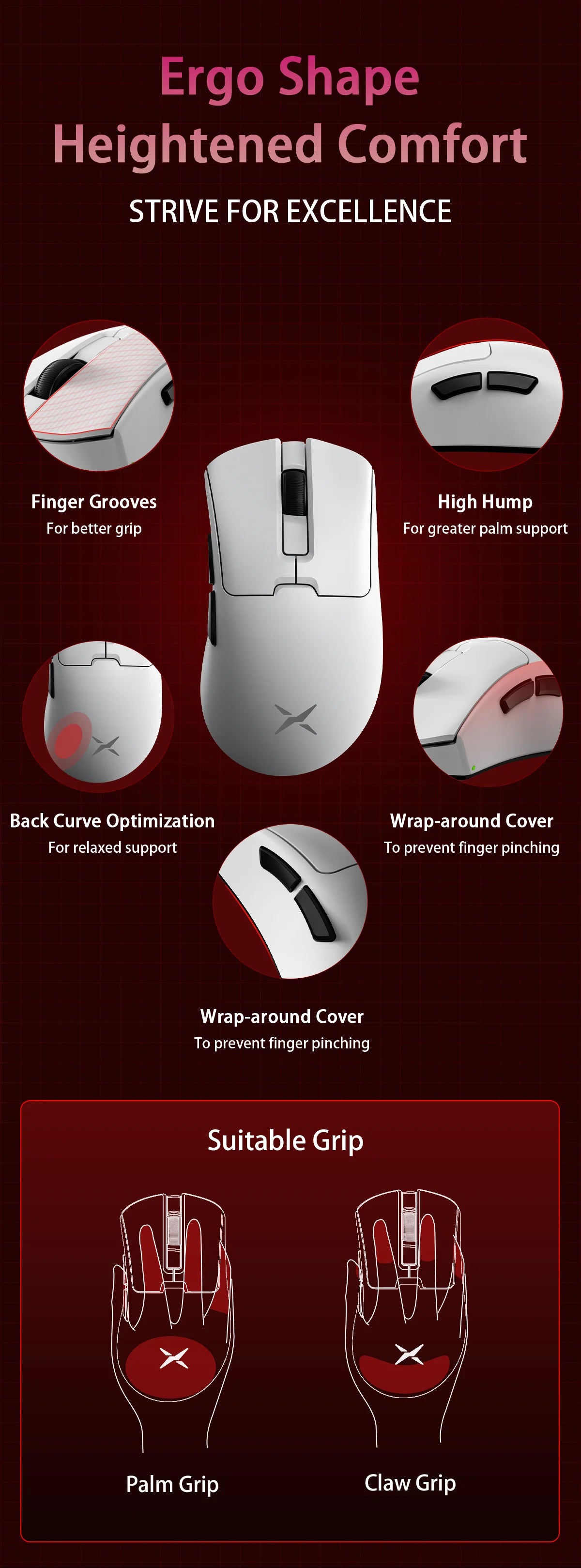 Delux M900PRO Wireless Gaming Mouse