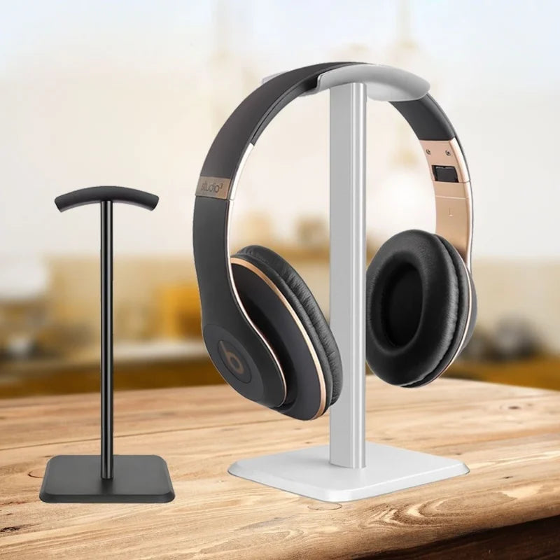 Universal Aluminum Headphone Stand – Sleek Desktop Headset Holder