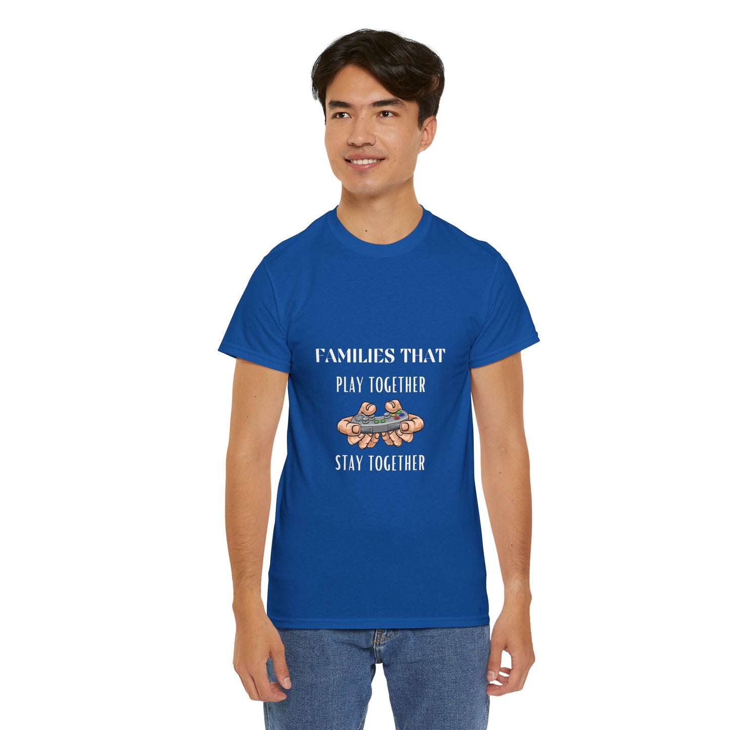 Families That Play Together, Stay Together - Unisex Cotton T-shirt
