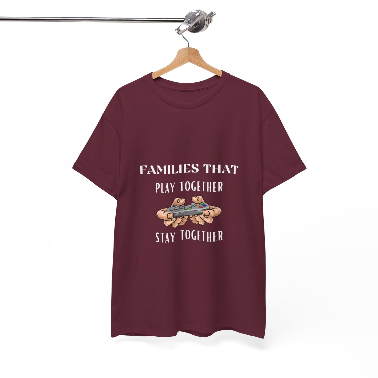 Families That Play Together, Stay Together - Unisex Cotton T-shirt