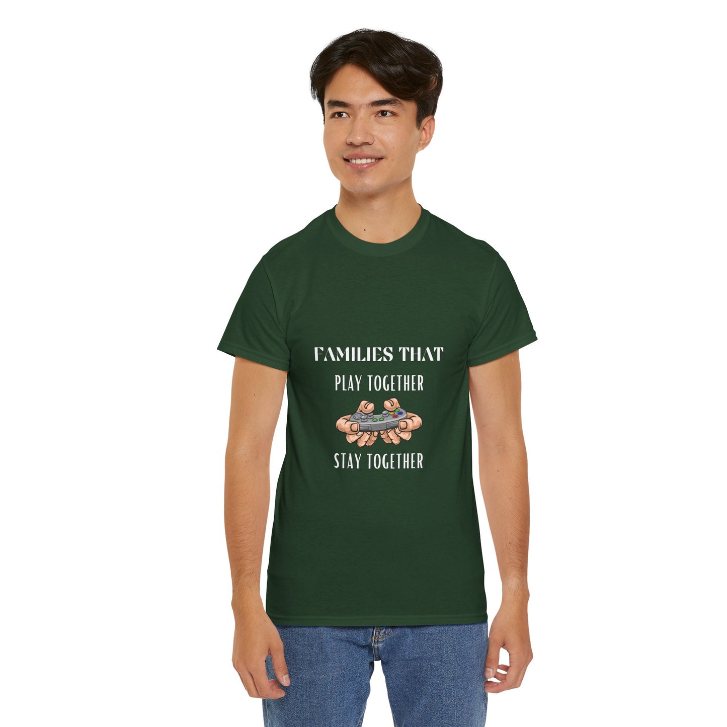 Families That Play Together, Stay Together - Unisex Cotton T-shirt