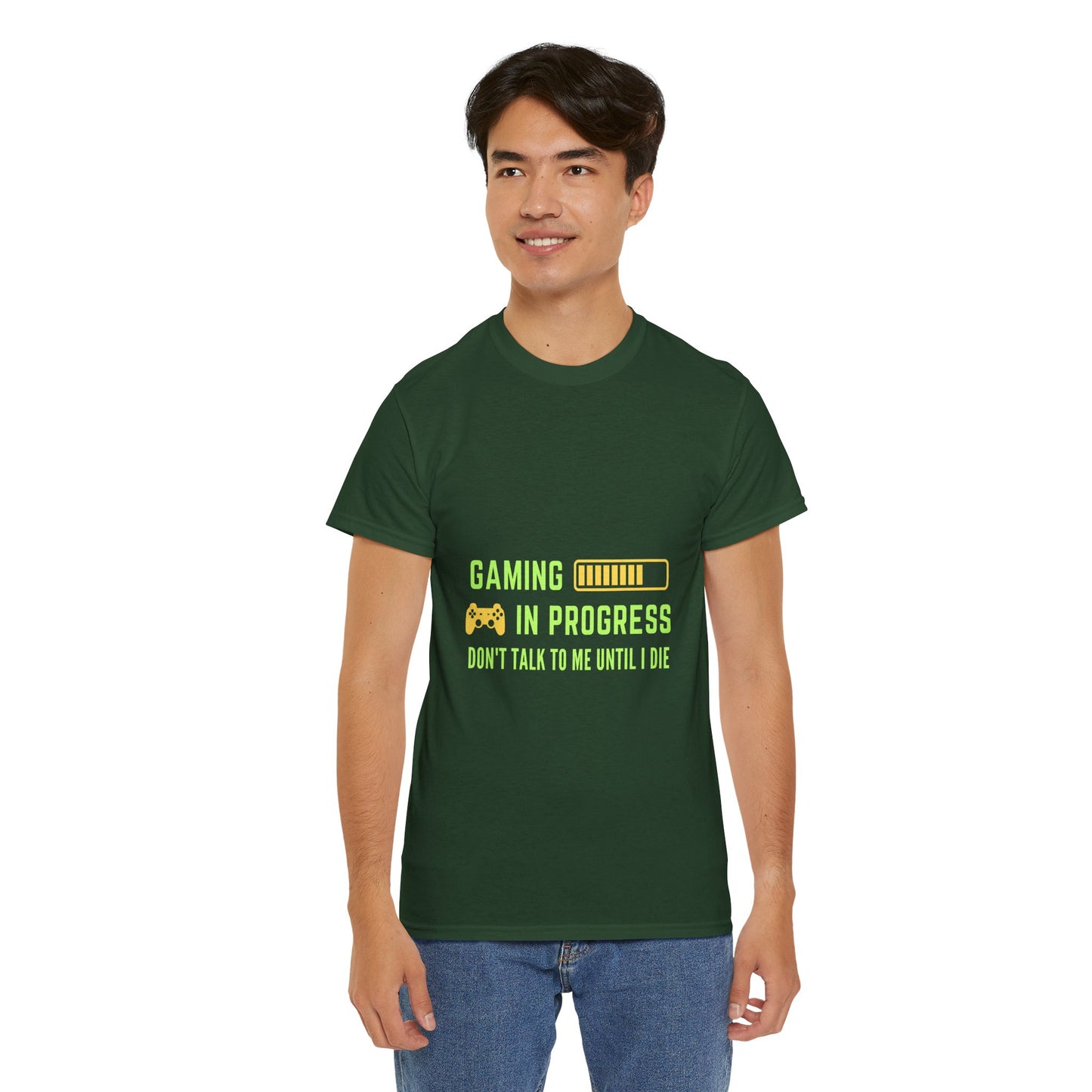 Gaming In Progress - Unisex Cotton T-shirt