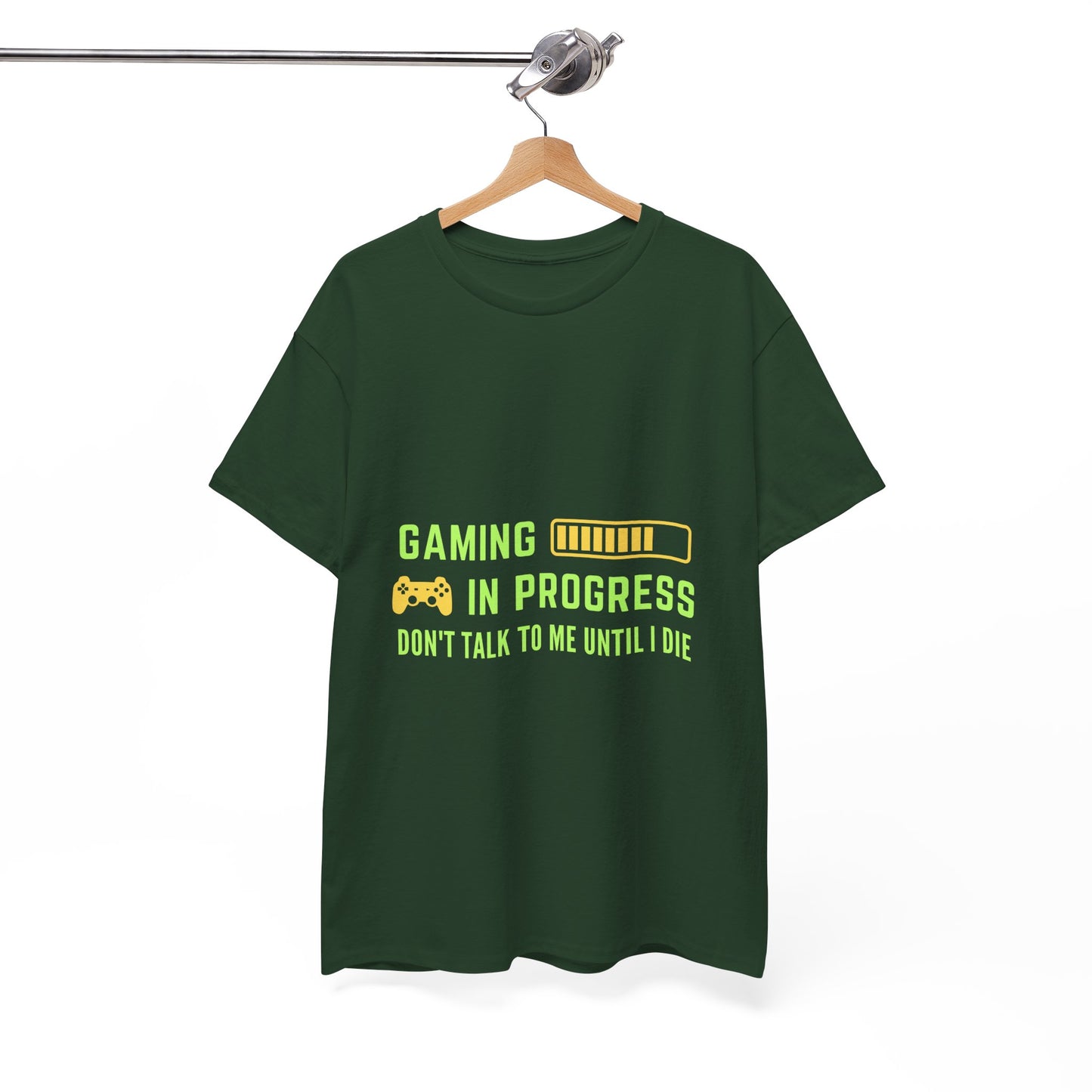 Gaming In Progress - Unisex Cotton T-shirt