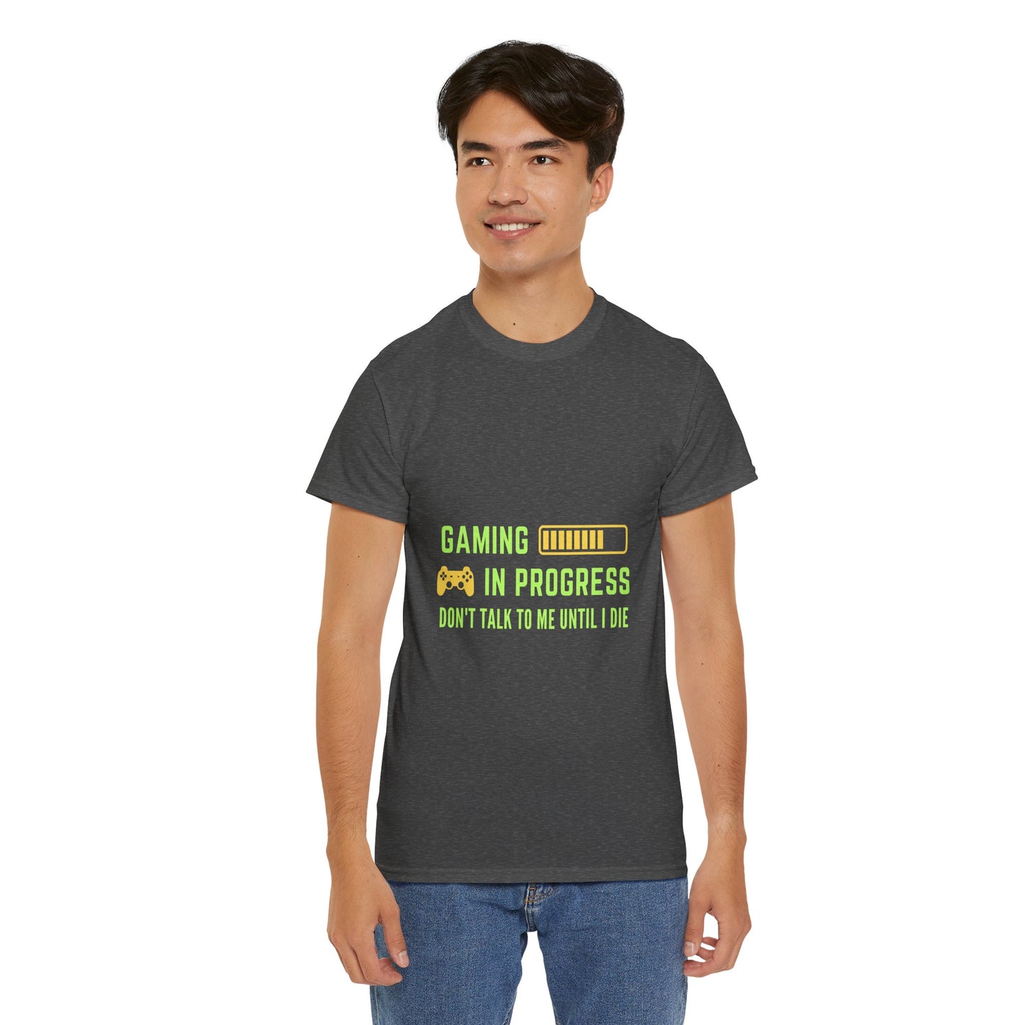 Gaming In Progress - Unisex Cotton T-shirt