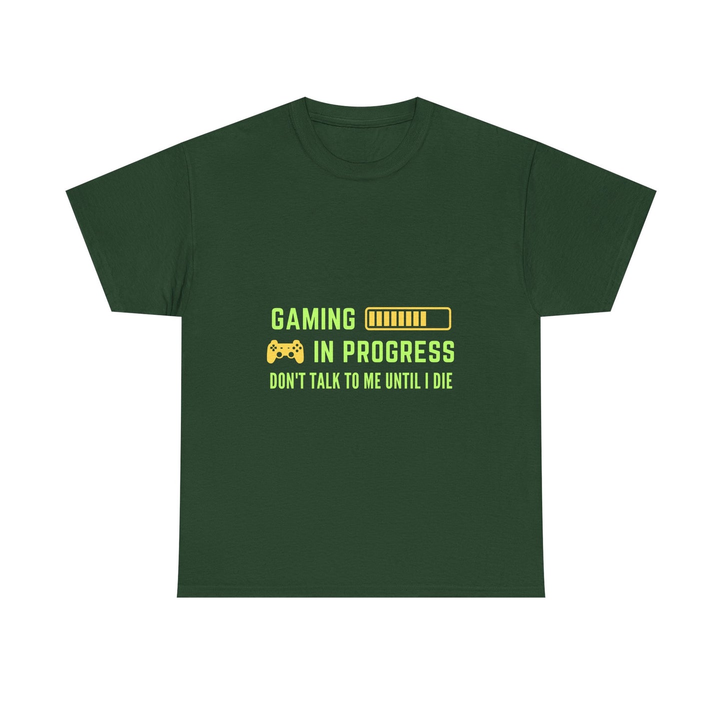 Gaming In Progress - Unisex Cotton T-shirt