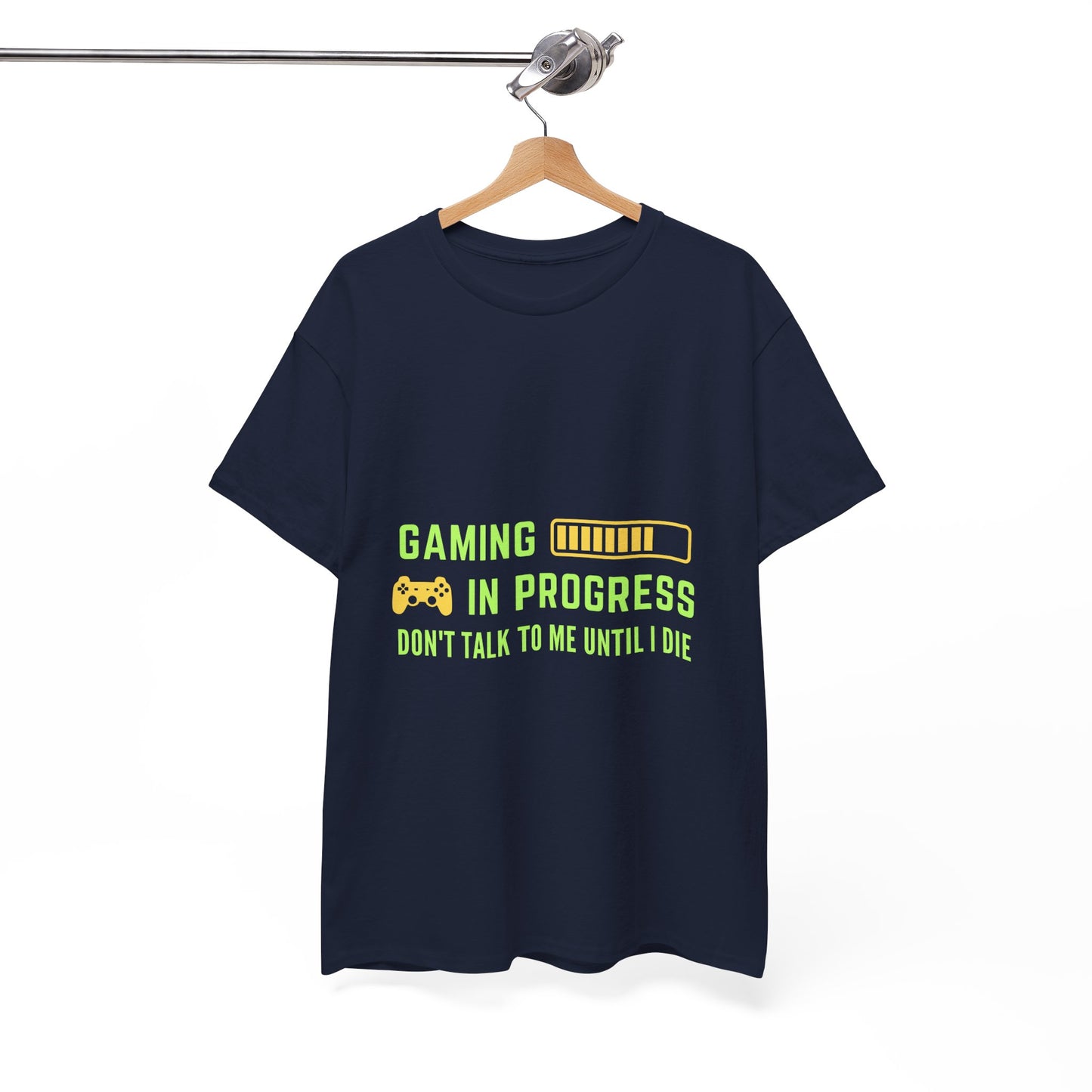 Gaming In Progress - Unisex Cotton T-shirt