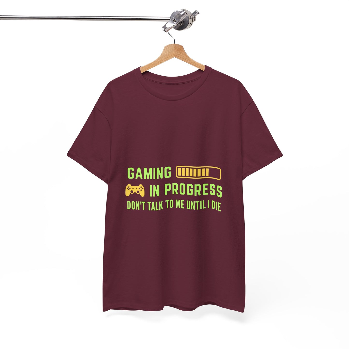 Gaming In Progress - Unisex Cotton T-shirt