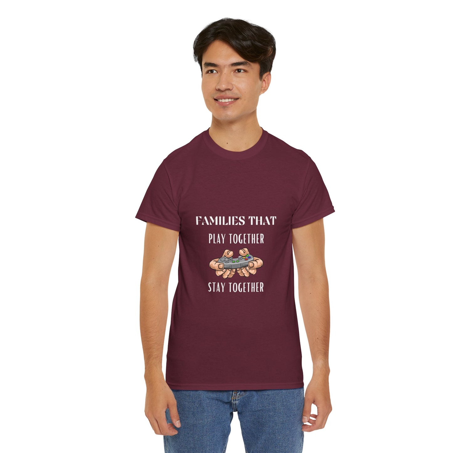 Families That Play Together, Stay Together - Unisex Cotton T-shirt