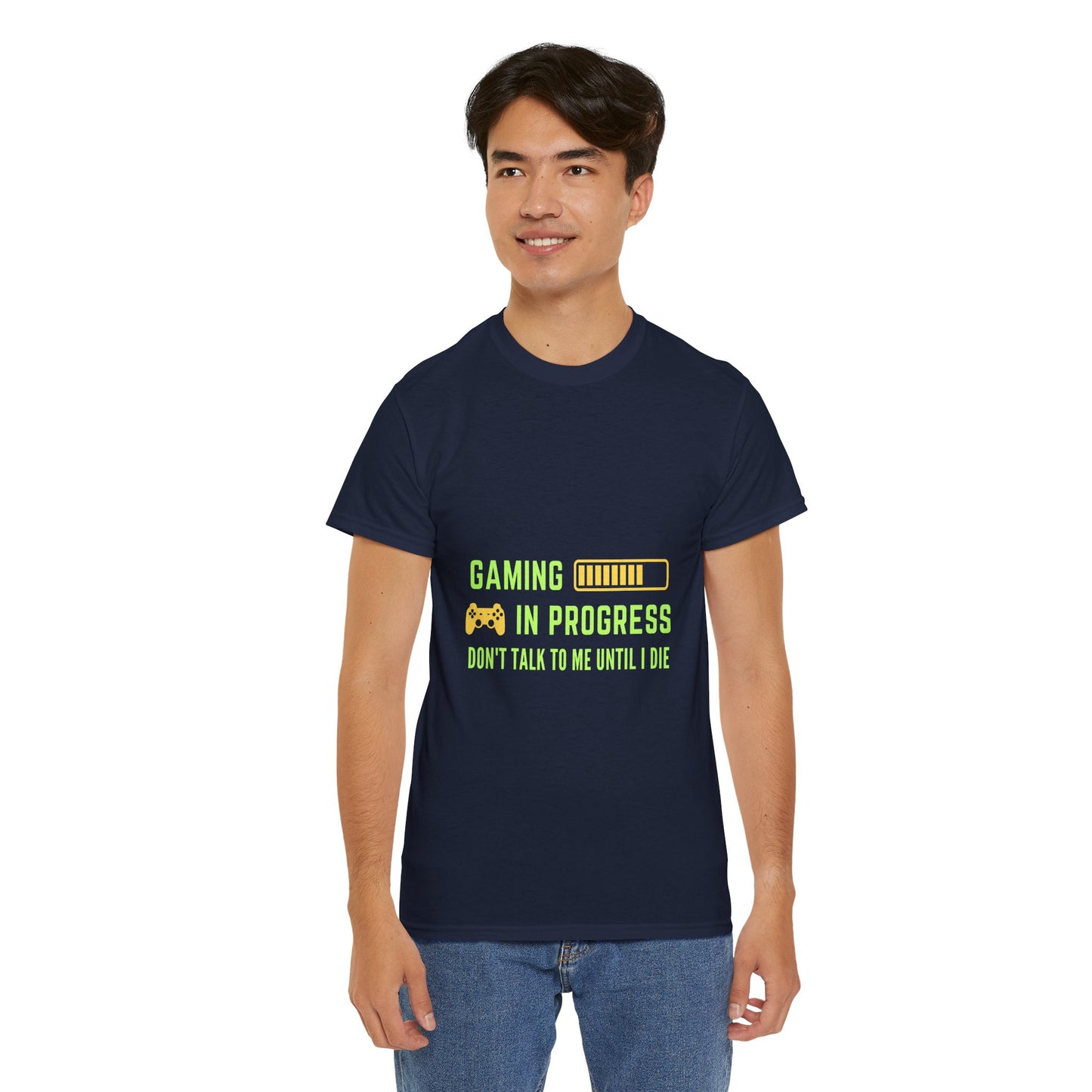 Gaming In Progress - Unisex Cotton T-shirt