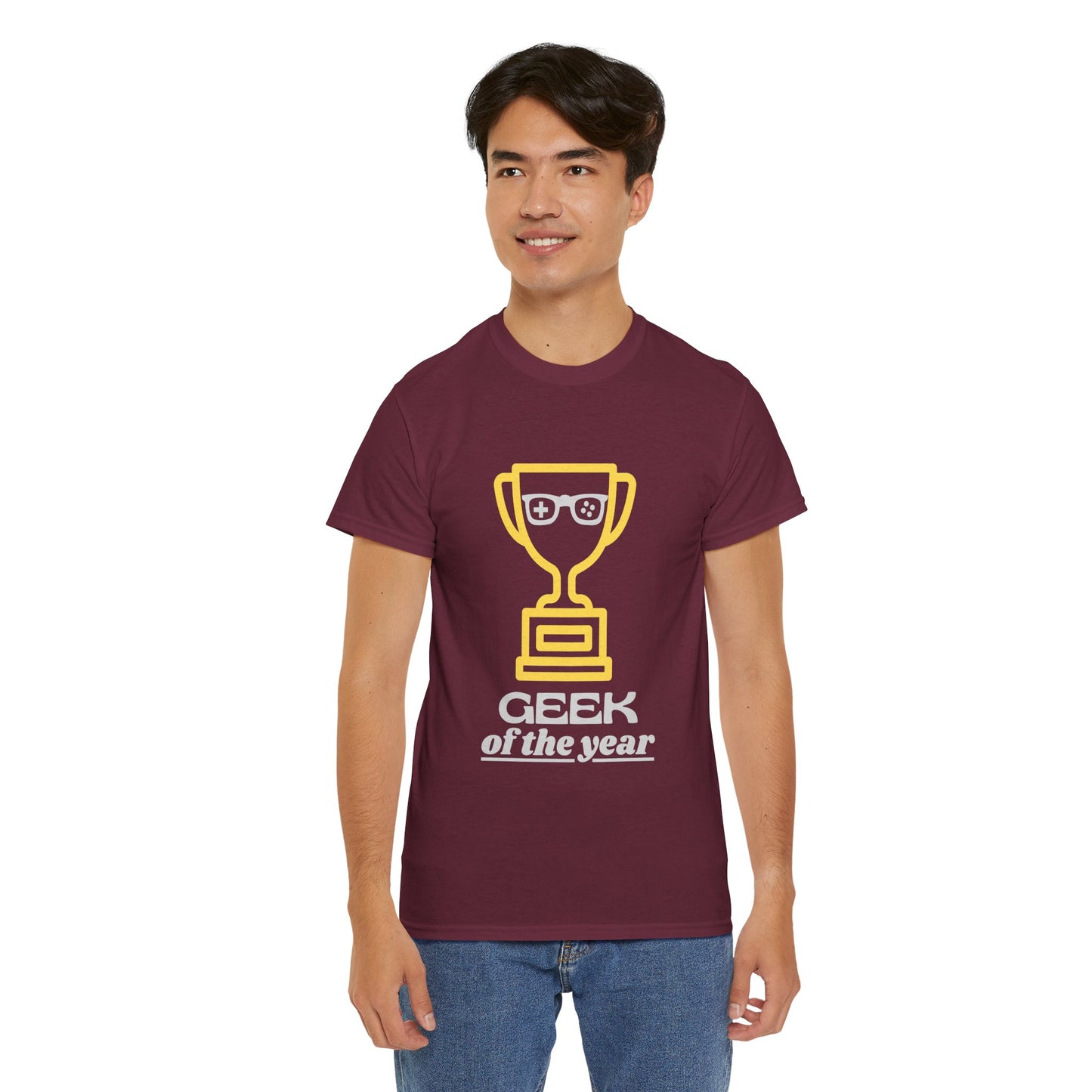 Geek Of The Year - Unisex Cotton T-shirt