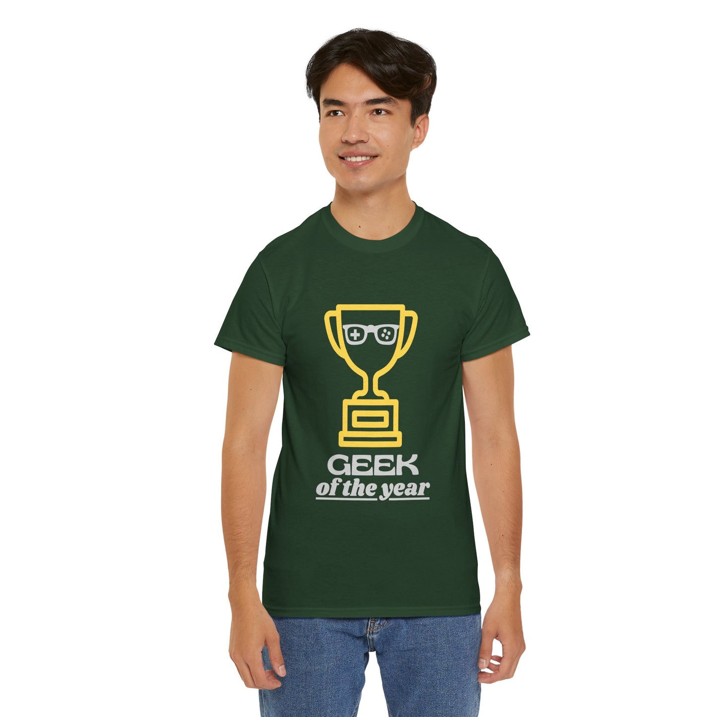 Geek Of The Year - Unisex Cotton T-shirt