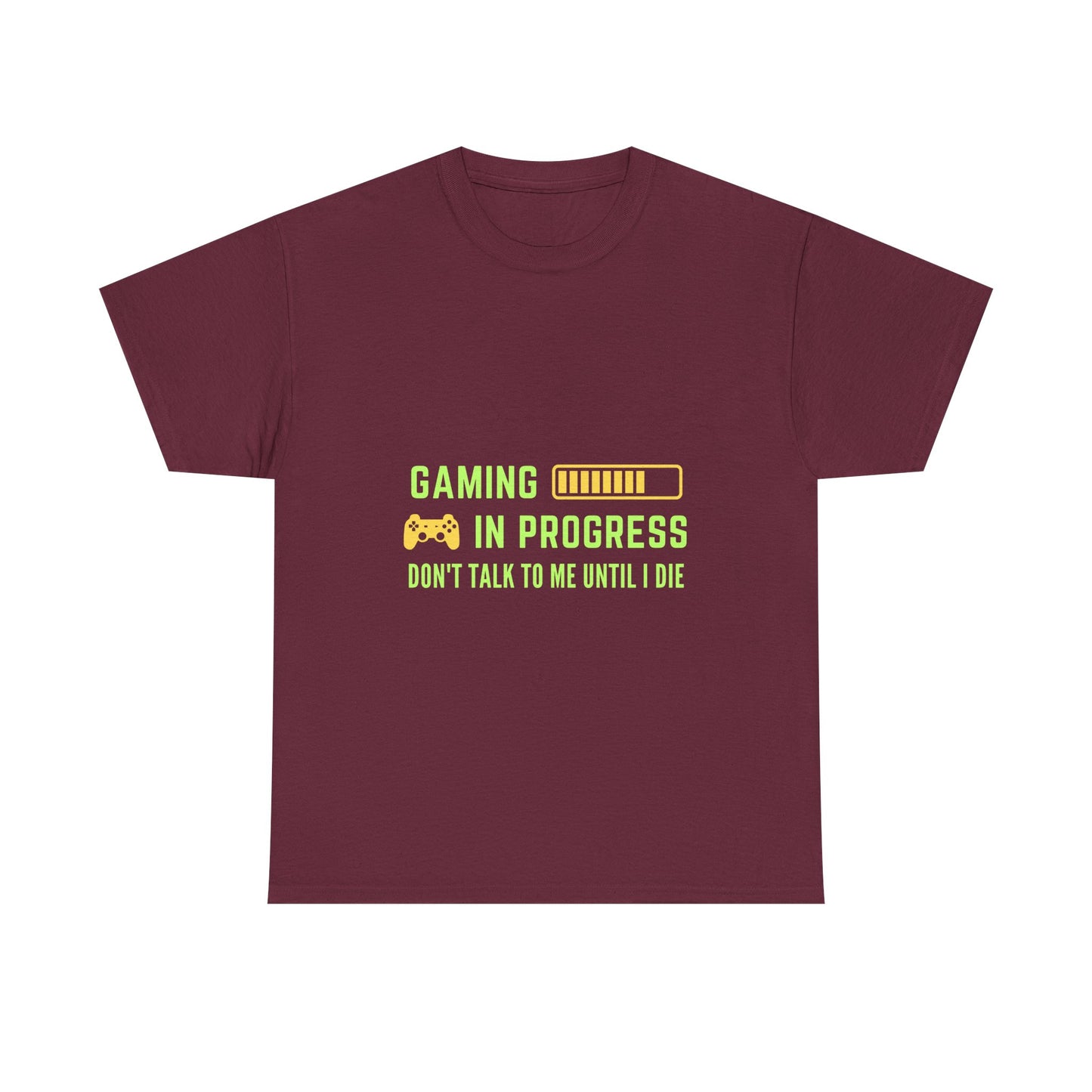 Gaming In Progress - Unisex Cotton T-shirt