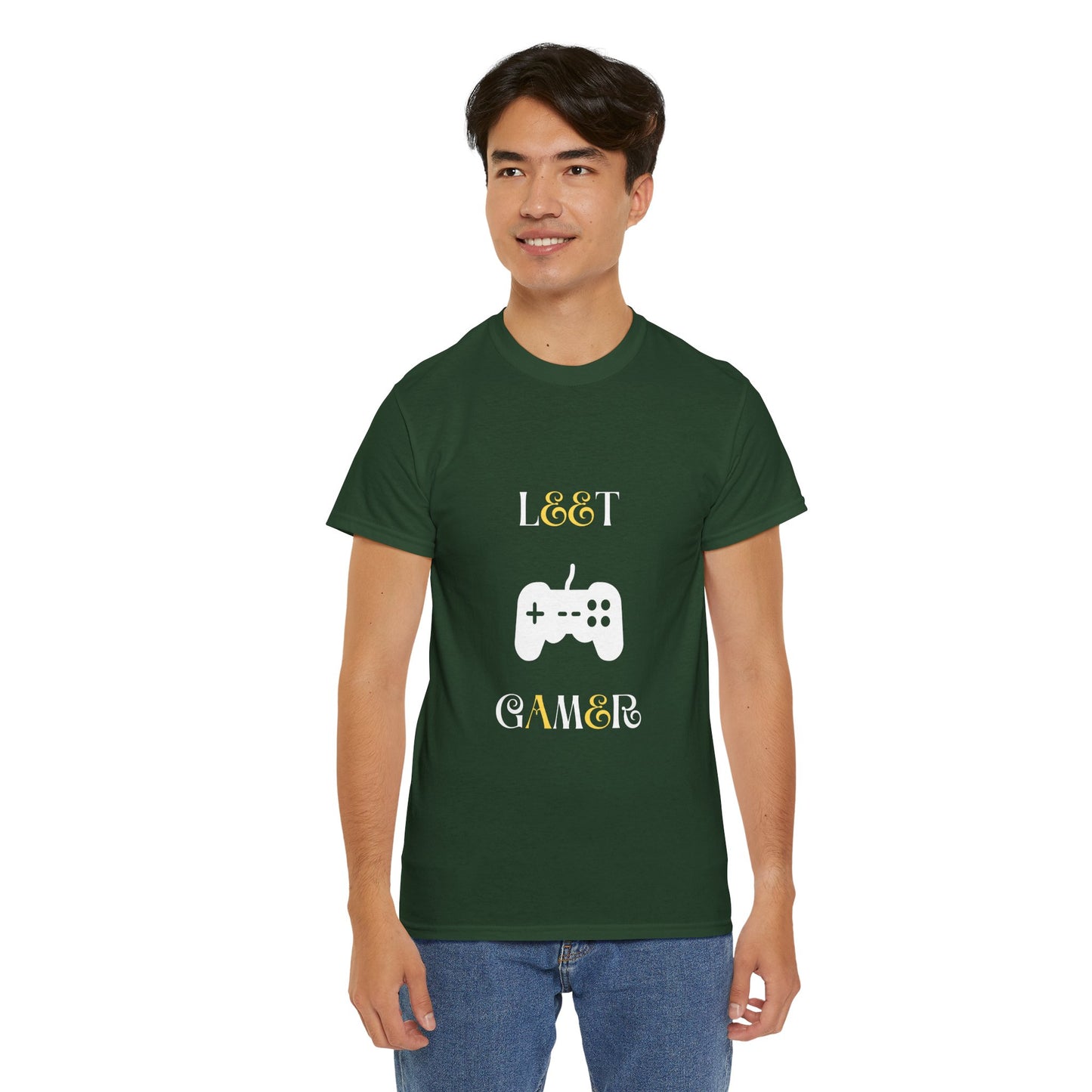Leet Gamer - Unisex Cotton T-shirt