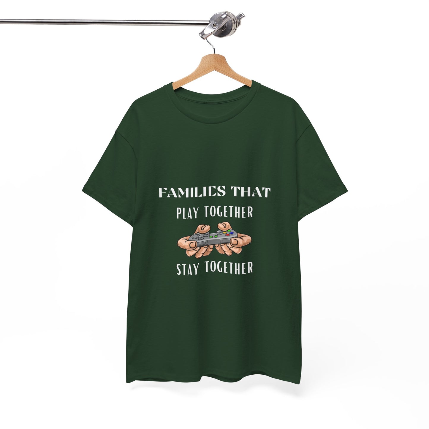 Families That Play Together, Stay Together - Unisex Cotton T-shirt