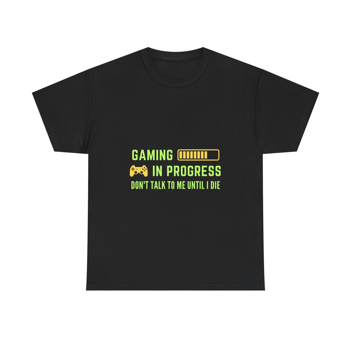Gaming In Progress - Unisex Cotton T-shirt