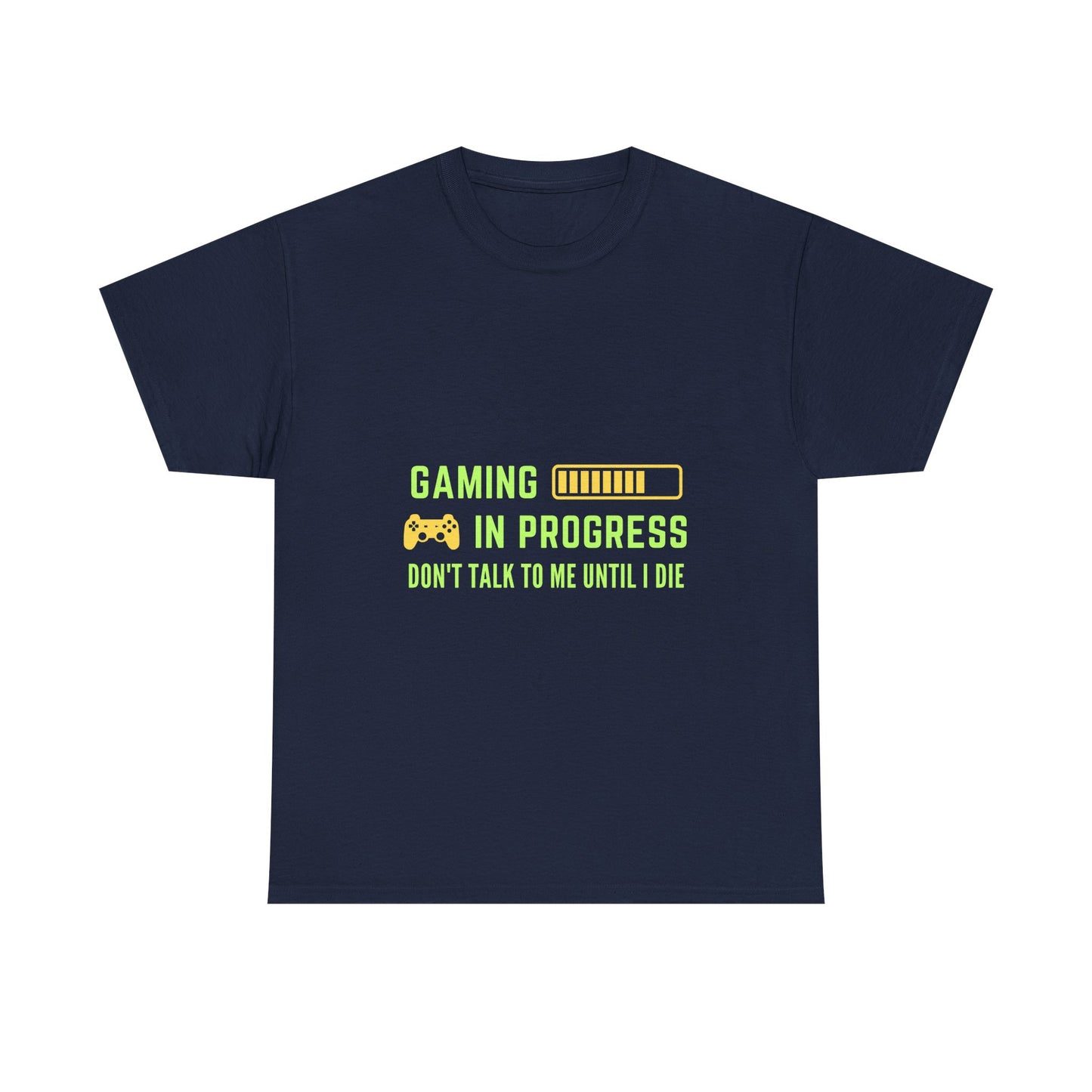 Gaming In Progress - Unisex Cotton T-shirt