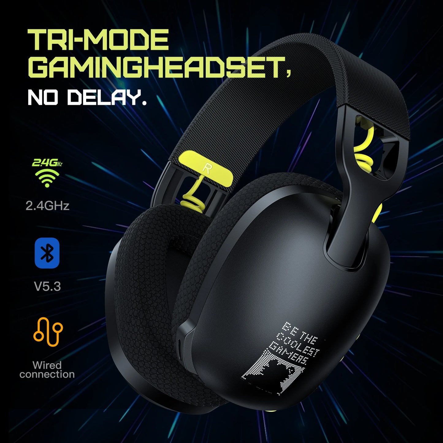 Onikuma B2 Tri-Mode Gaming Headset