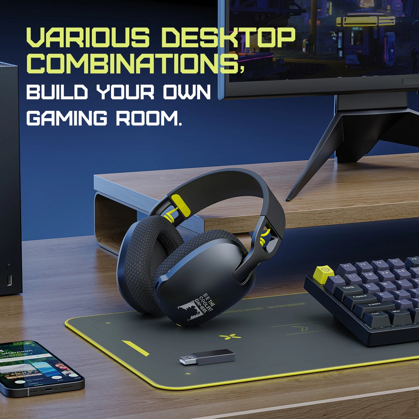 Onikuma B2 Tri-Mode Gaming Headset